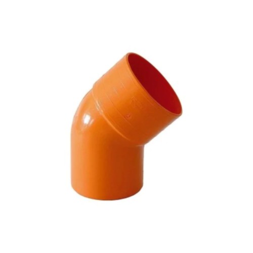 CURVA PVC 160 ARANCIO