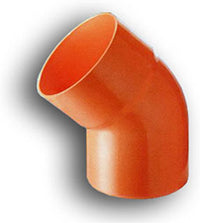 CURVA PVC 40 ARANCIO