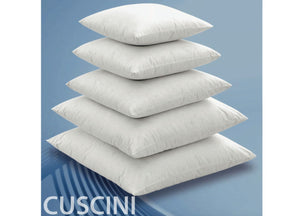 Imbottitura Anima Interna Per Cuscino Arredo In 100% Piuma D'oca Varie Misure - 40x40 - Cuscino