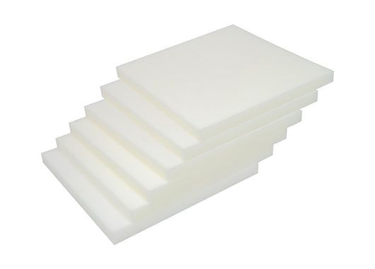 Set Imbottiture Cuscini Materassi Gomma Piuma In Varie Misure Made In Italy - 50x50 - Imbottitura