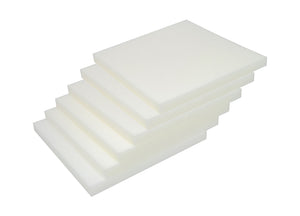 Set Imbottiture Cuscini Materassi Gomma Piuma In Varie Misure Made In Italy - 60x60 - Imbottitura