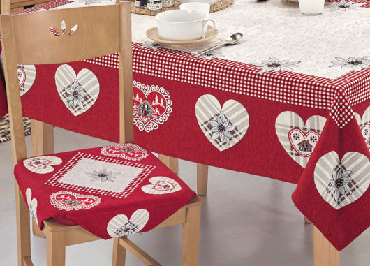 Set Cuscini Coprisedia Imbottiti Cinigliati Sfoderabili Modello Ortles - Fascia Quadrata 2Pz - Ortles