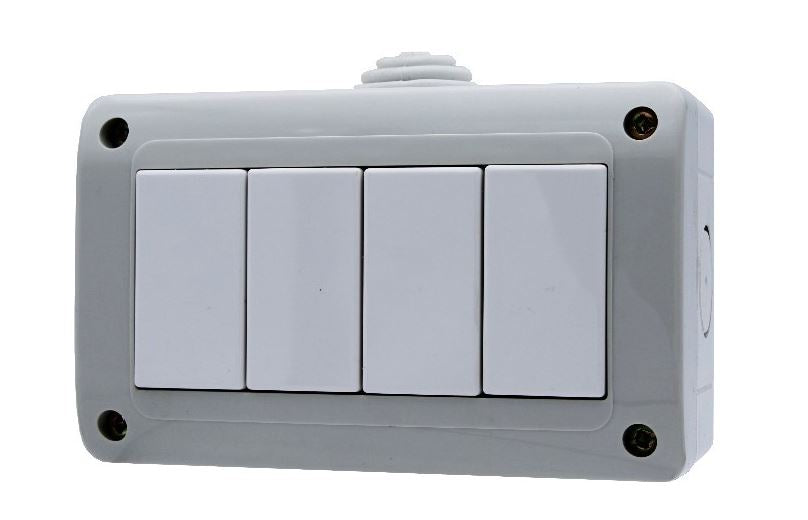 Custodia  Cassetta 504 4 Moduli Esterna IP40 Compatibile Matix