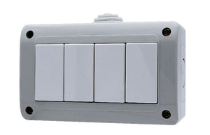 Custodia  Cassetta 504 4 Moduli Esterna IP40 Compatibile Matix