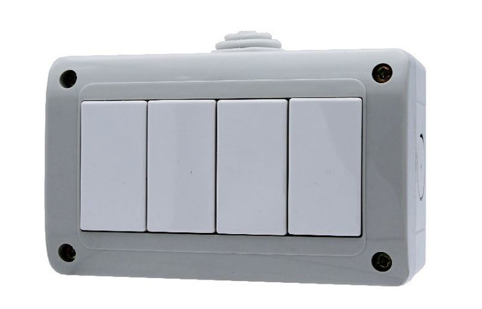 Custodia  Cassetta 504 4 Moduli Esterna IP40 Compatibile Matix