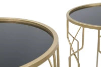 Tavolinetti Glam Lignes Tris Cm Ø 40X63-35X57.5-30X53.5