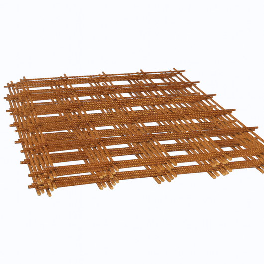 Set rete elettrosaldata ferro grezzo Ø 5 mm maglia 20 x 20 cm fogli 1,5 x 1 m *** pezzi 10 fogli, confezione 1