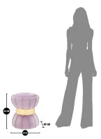 Sgabello Flower cm Rosa cm Ø 40X44