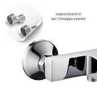 Miscelatore esterno doccia rubinetto monocomando cromato *** confezione 1