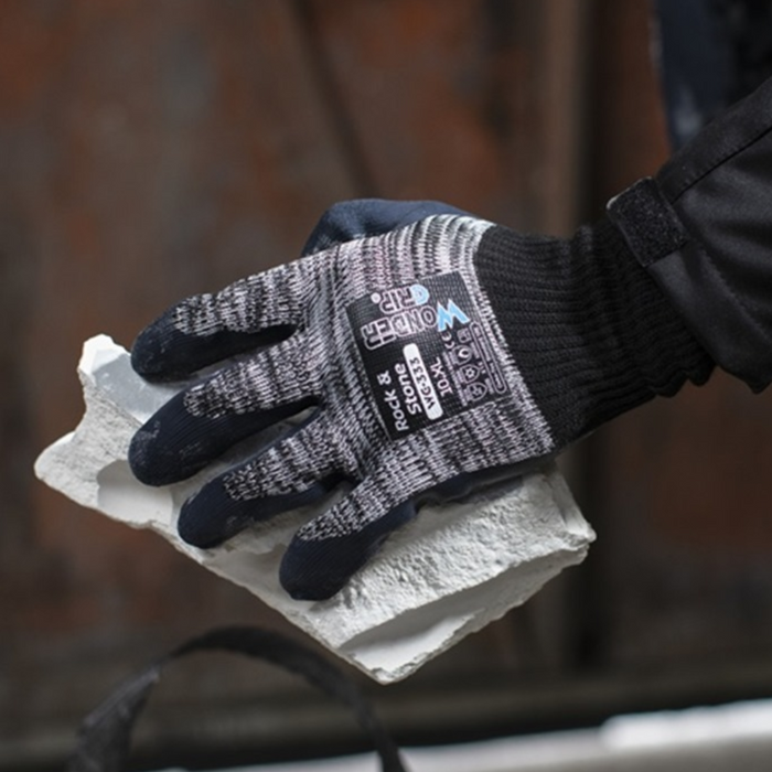 Guanti rock e stone antiscivolo per lavori pesanti *** misura large - l, confezione 1