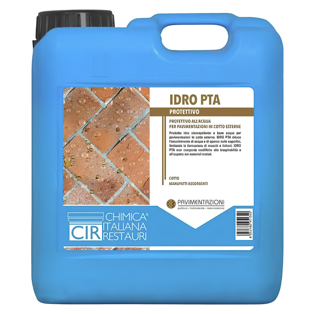 Impregnante protettivo antimacchia all'acqua pavimenti cotto idro pta 5 litri