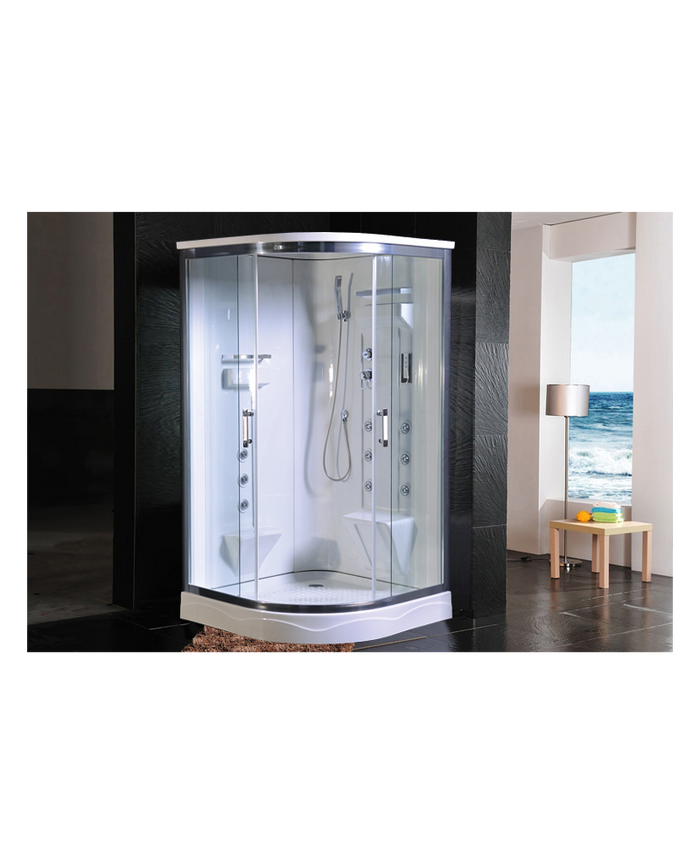 Cabina Doccia Idromassaggio Bagno Turco Full Optional 110x110cm Sicorage Blunde