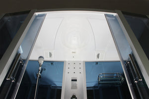 Cabina con vasca idromassaggio, sauna, bagno turco, cromoterapia 150x88cm full optional Sicorage Antin