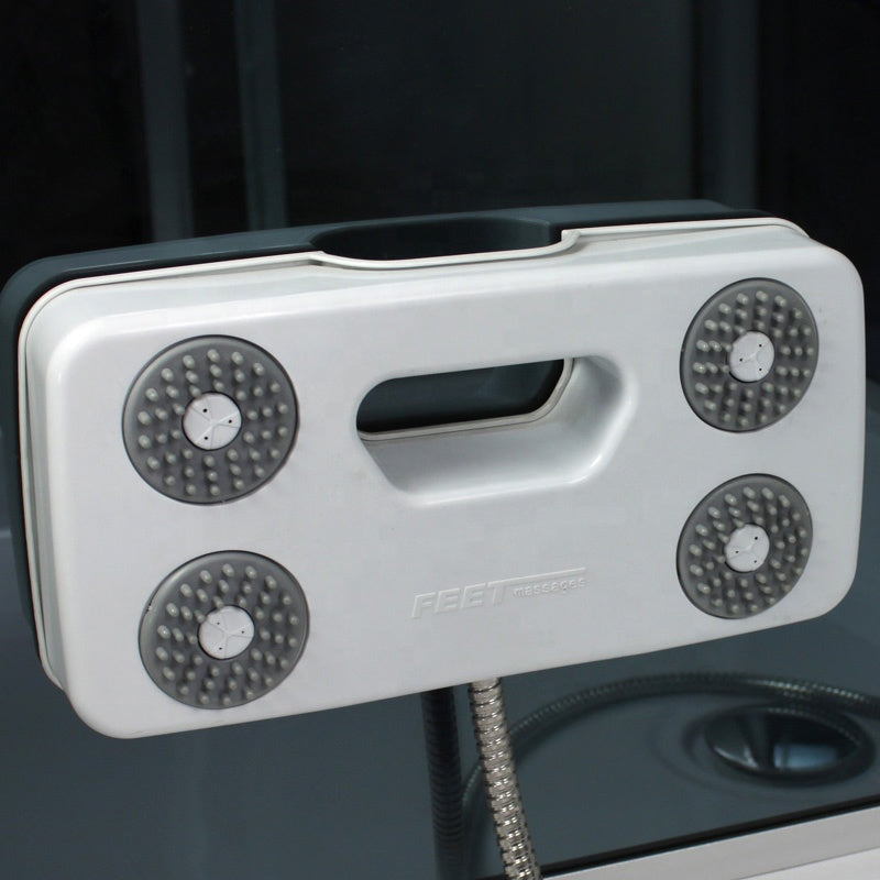 Cabina con vasca idromassaggio, sauna, bagno turco, cromoterapia 150x88cm full optional Sicorage Antin