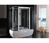 Cabina con vasca idromassaggio, sauna, bagno turco, cromoterapia 170x90cm full optional Sicorage Mexus