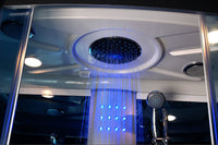 Cabina con vasca idromassaggio, sauna, bagno turco, cromoterapia 170x90cm full optional Sicorage Mexus