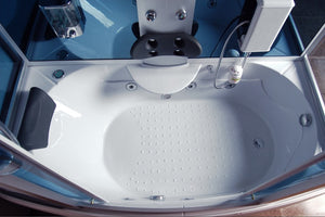 Cabina con vasca idromassaggio, sauna, bagno turco, cromoterapia 170x90cm full optional Sicorage Mexus