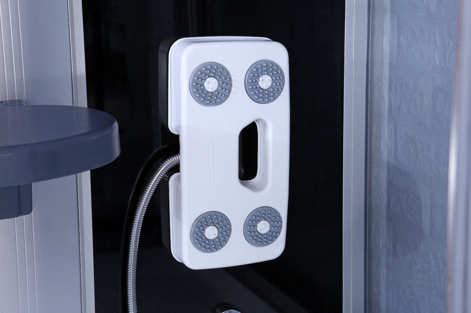 Cabina doccia idromassaggio, cromoterapia, touch screen, full 130x85cm Sicorage Myala