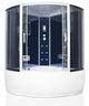 Cabina e vasca idromassaggio, sauna bagno turco, cromoterapia, full optional 150x150 cm Sicorage Theraf