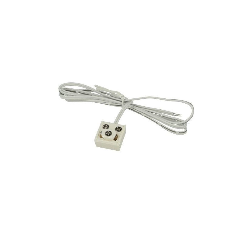 Cablaggio Cavo Alimentazione e Connettore Per Striscia Led Per Binario Guida Barra Elettrificata CB2107 Con Filo Da 1 Metro