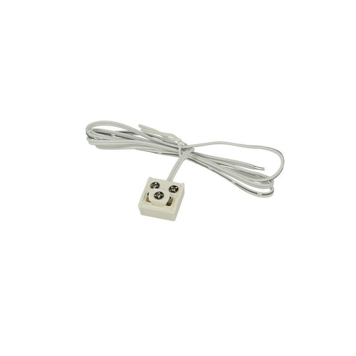 Cablaggio Cavo Alimentazione e Connettore Per Striscia Led Per Binario Guida Barra Elettrificata CB2107 Con Filo Da 1 Metro