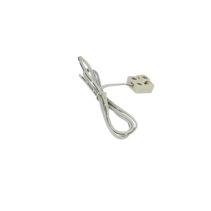 Cablaggio Cavo Alimentazione e Connettore Per Striscia Led Per Binario Guida Barra Elettrificata CB2107 Con Filo Da 1 Metro