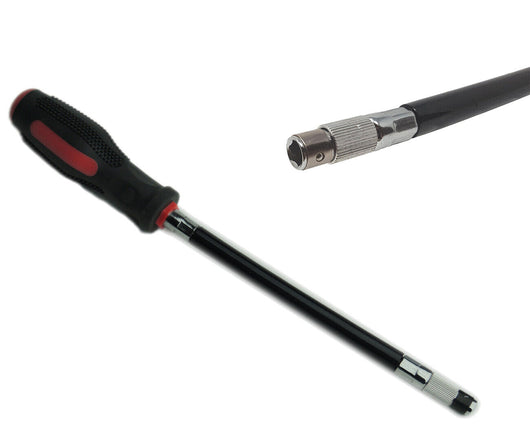 Cacciavite Giravite lungho flessibile da 300mm a mandrino rapido femmina ART 2