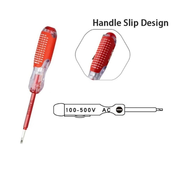 Cacciaviti isolati per elettricista set 7pz punta magnetica cerca fase + borsa