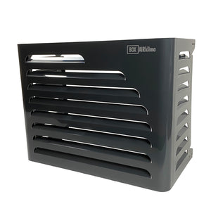 Curve Copri Condizionatore Esterno Copertura Climatizzatore Pompa di Calore Antracite L