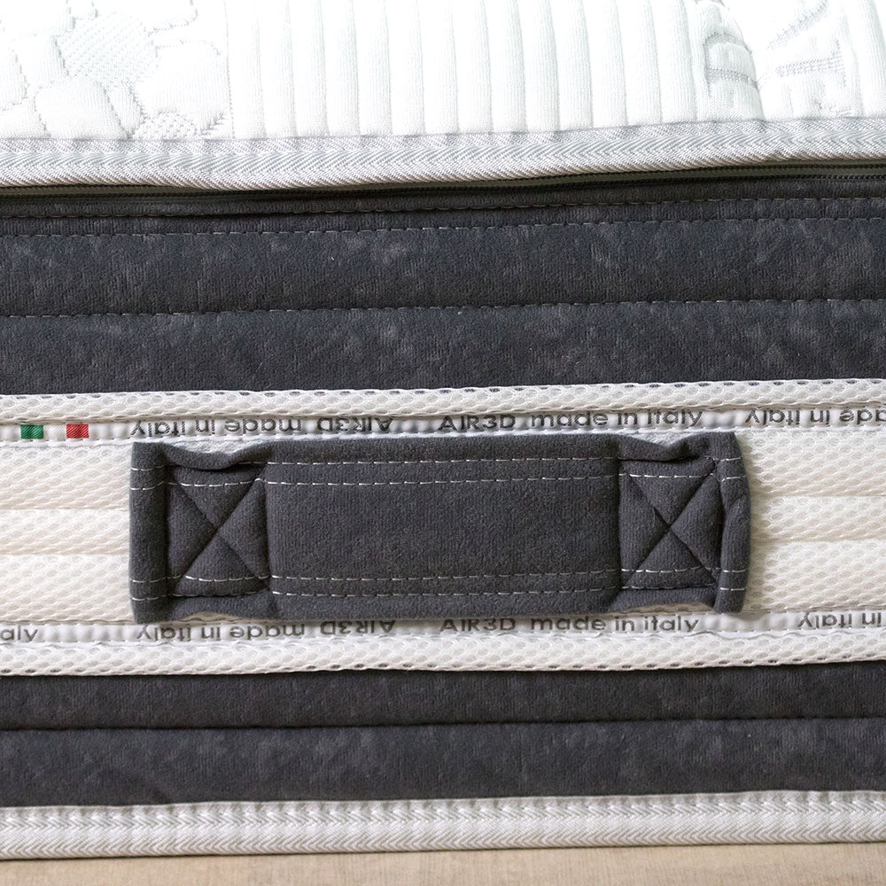 Materasso molle indipendenti e memory matrimoniale 160x190 California H26 7 zone, sfoderabile massaggiante - Comprarredo
