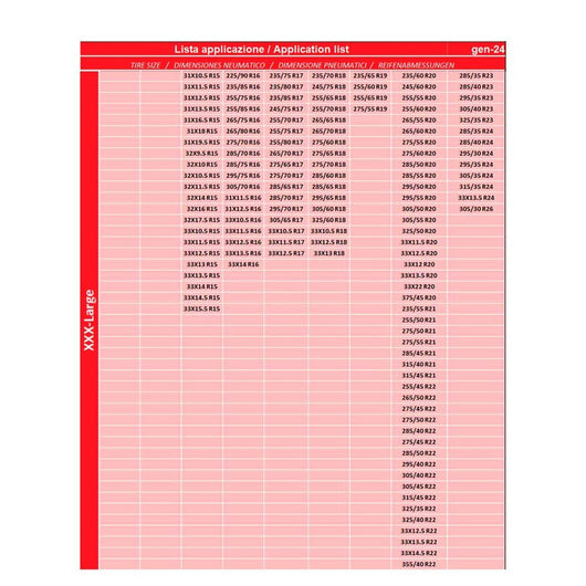 Calze da Neve Omologate Misura XXXL per SUV Camper Auto 4x4 Veicoli Commerciali