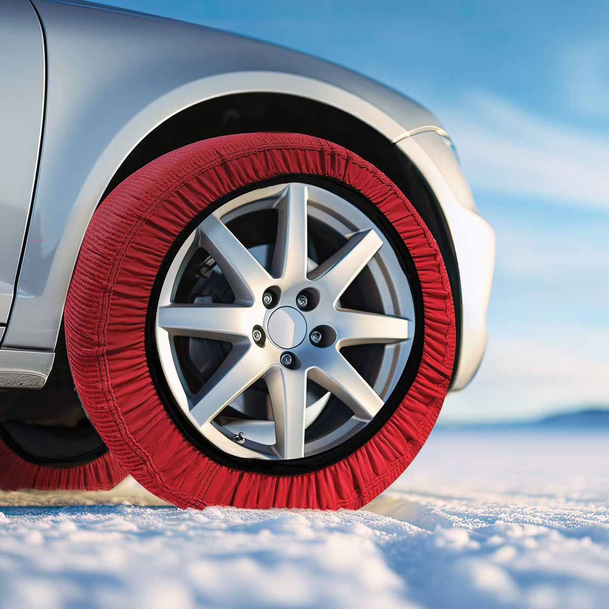 Calze Da Neve per Auto Omologate EN 16662-1 2020 Misura L