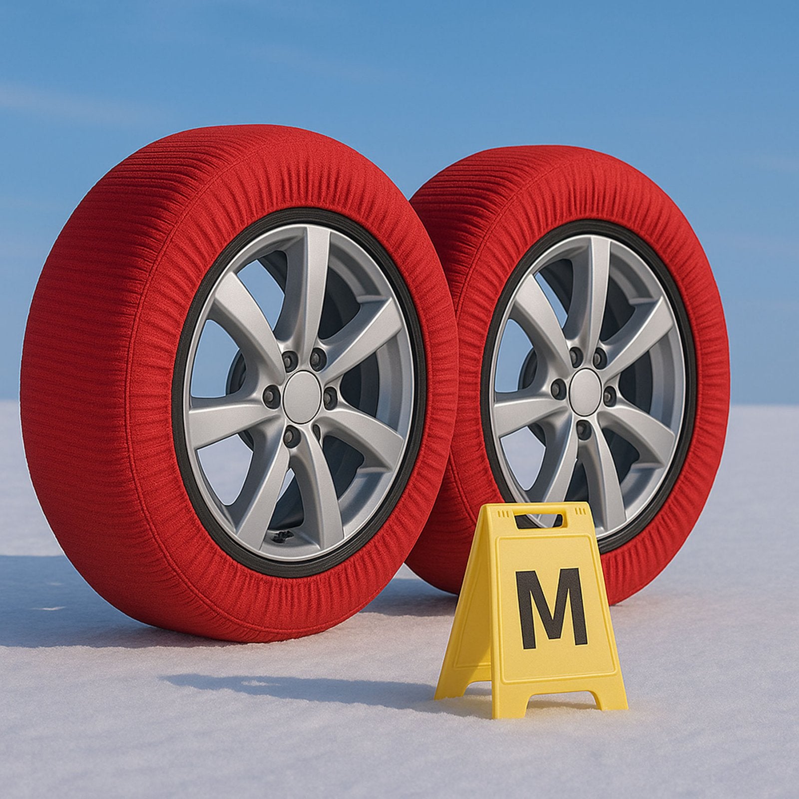 Calze Da Neve per Auto Omologate EN 16662-1 2020 Misura M