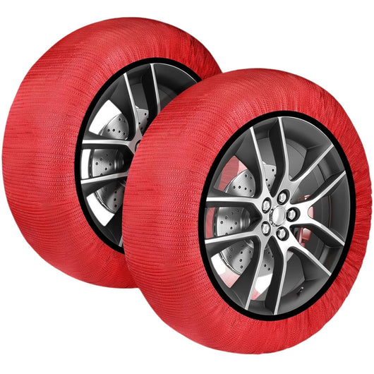 Calze da Neve Omologate Italia EN 16662-1 Kit con 2 Calze tessili per pneumatici L