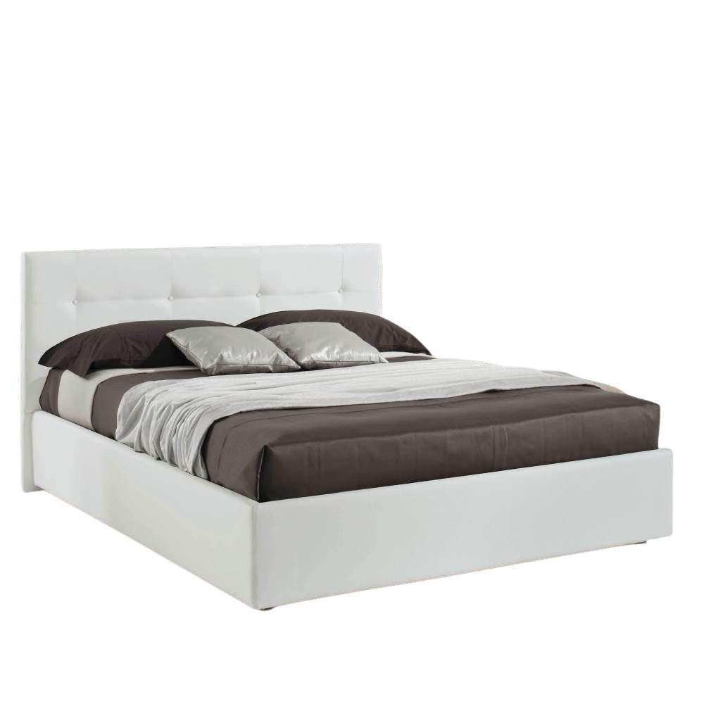 Camera da letto Mania grigio e bianco lucido