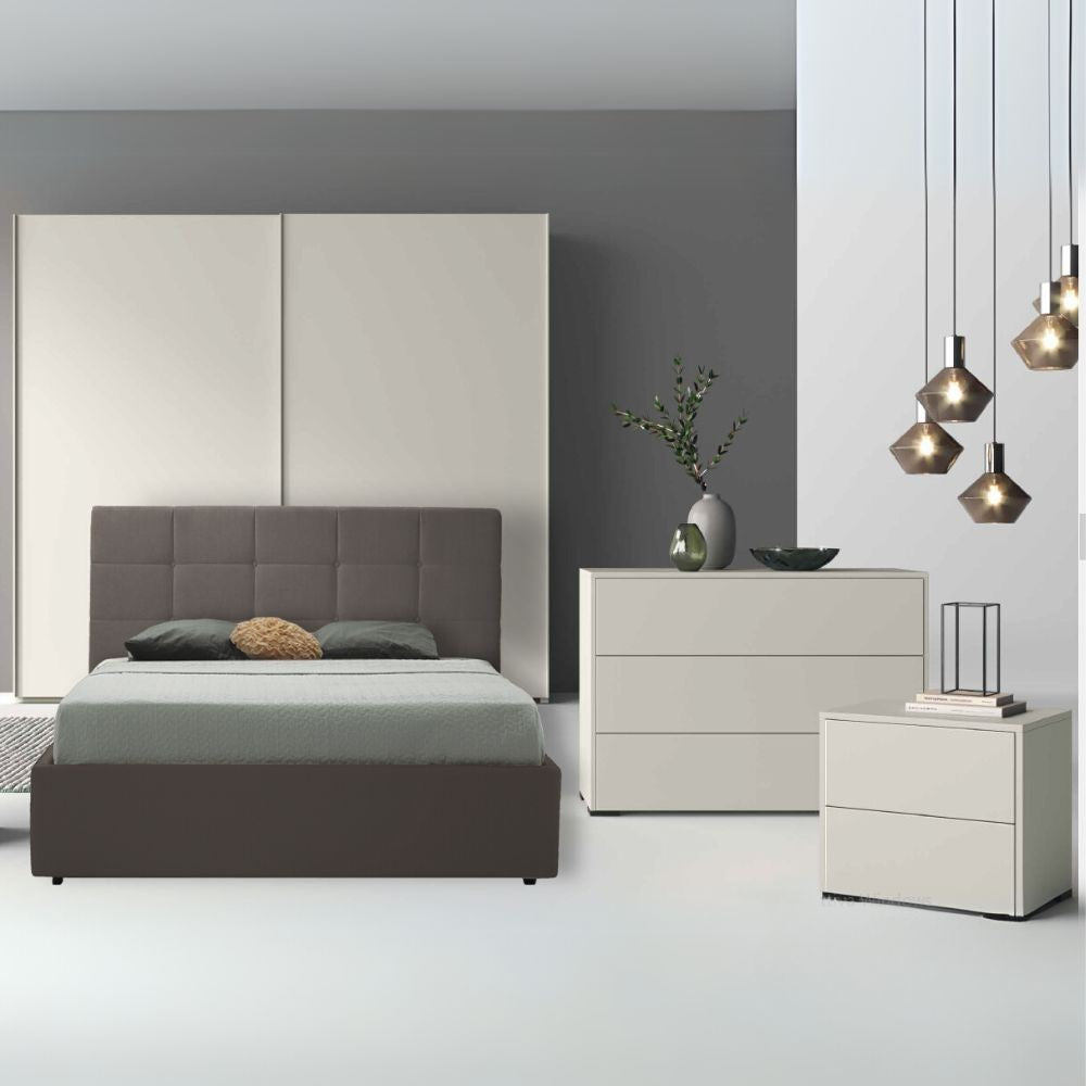 Camera da letto Vip in colore bianco nuvola top mat