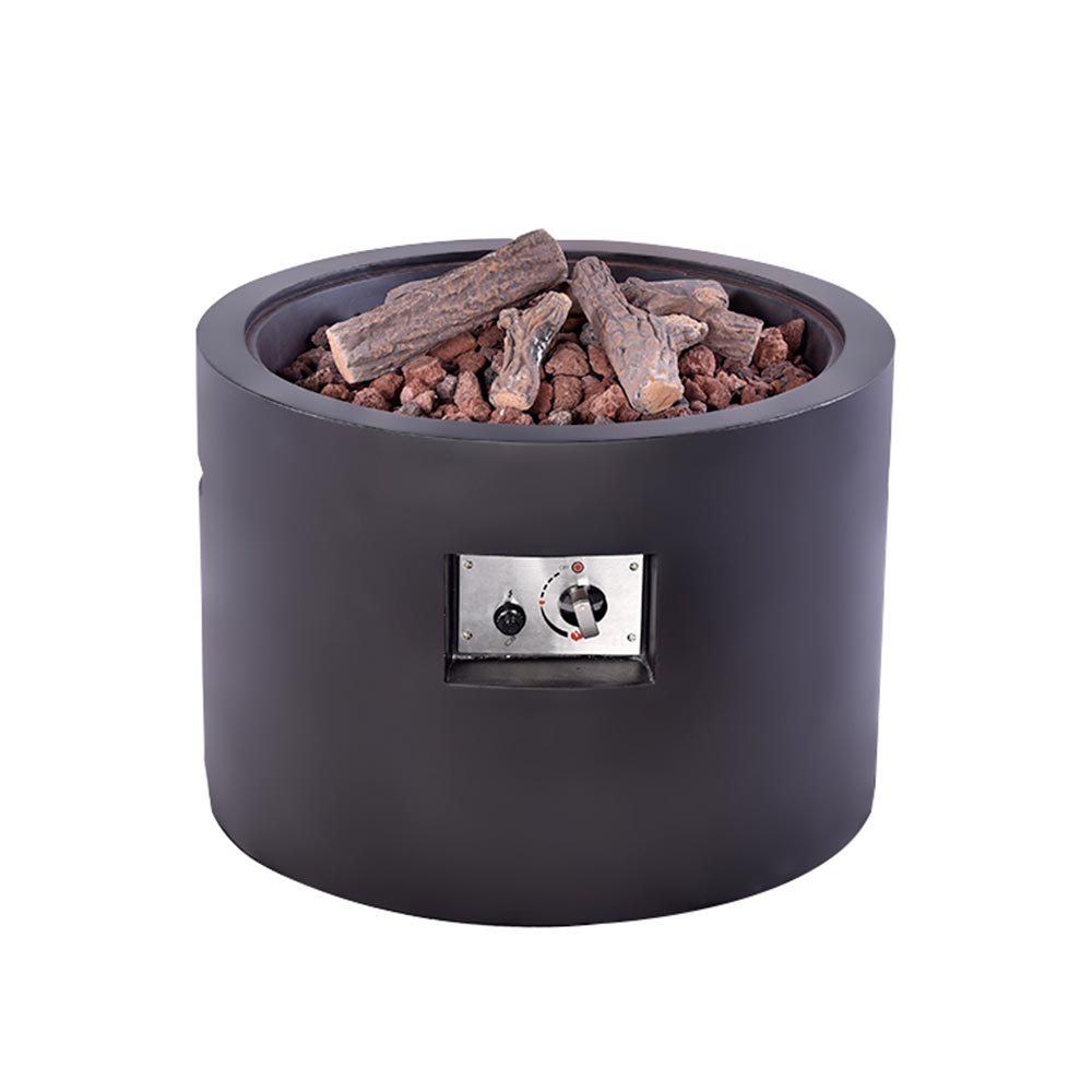 WELA TEMPO STYLE riscaldatore per esterno a Gas Propano, Braciere da Tavolo, Braciere Basso Senza Fumo, Riscaldatore per Mobili da Patio