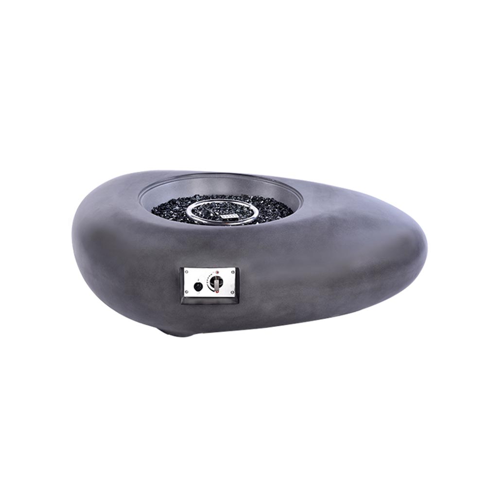 ATENA TEMPO STYLE riscaldatore per esterno a Gas Propano, Braciere da Tavolo, Braciere Basso Senza Fumo, Riscaldatore per Mobili da Patio