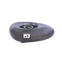 ATENA TEMPO STYLE riscaldatore per esterno a Gas Propano, Braciere da Tavolo, Braciere Basso Senza Fumo, Riscaldatore per Mobili da Patio