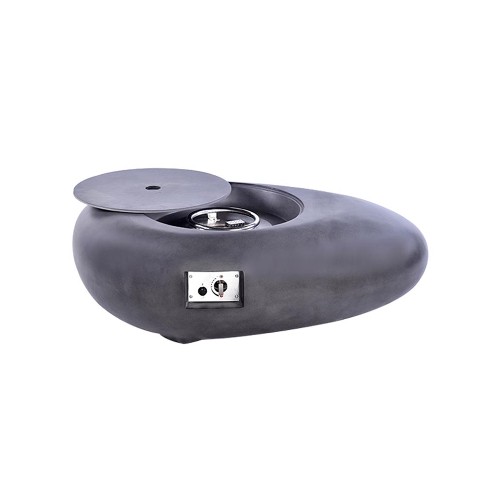 ATENA TEMPO STYLE riscaldatore per esterno a Gas Propano, Braciere da Tavolo, Braciere Basso Senza Fumo, Riscaldatore per Mobili da Patio