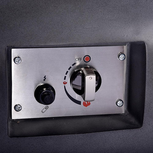 ATENA TEMPO STYLE riscaldatore per esterno a Gas Propano, Braciere da Tavolo, Braciere Basso Senza Fumo, Riscaldatore per Mobili da Patio