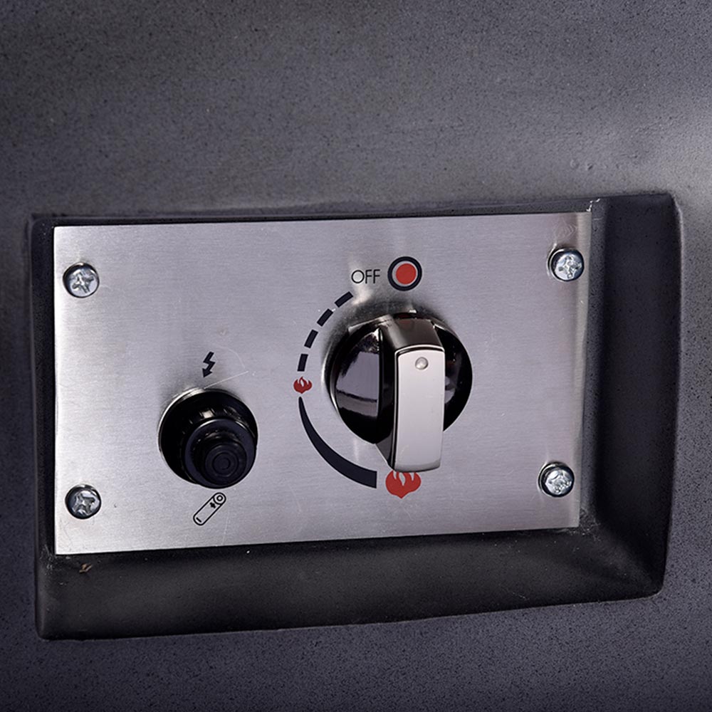 ATENA TEMPO STYLE riscaldatore per esterno a Gas Propano, Braciere da Tavolo, Braciere Basso Senza Fumo, Riscaldatore per Mobili da Patio