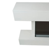 Tempo Style - Camino elettrico a parete e da incasso ALARO ULTRA+ | Stufa ventilata da 750W/1500W a basso consumo, (Bianco, 152cm)