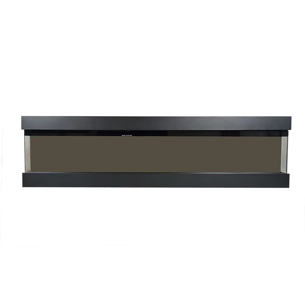 Tempo Style - Camino elettrico a parete e da incasso VELAR | Stufa ventilata da 750W/1500W a basso consumo (Nero, 182cm)