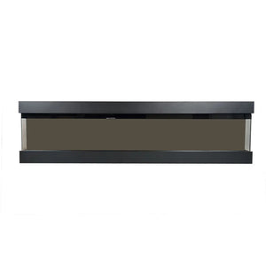 Tempo Style - Camino elettrico a parete e da incasso VELAR | Stufa ventilata da 750W/1500W a basso consumo (Nero, 182cm)