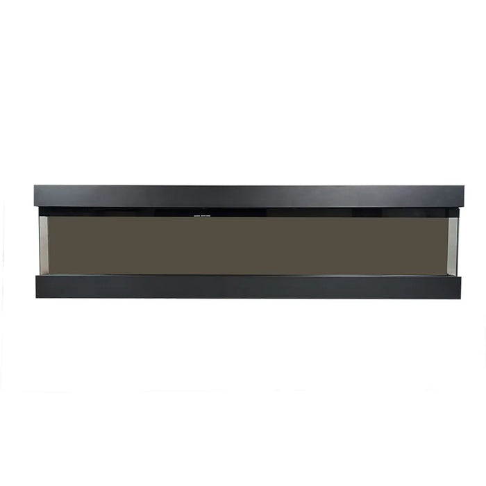 Tempo Style - Camino elettrico a parete e da incasso VELAR | Stufa ventilata da 750W/1500W a basso consumo (Nero, 182cm)