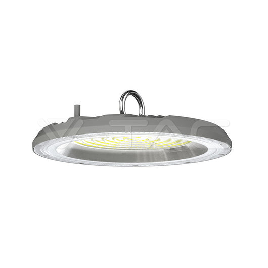 Campana Industriale LED 100W UFO Colore Grigio 90° con Interruttore Levetta CCT 3in1 3000K-6500K IP65