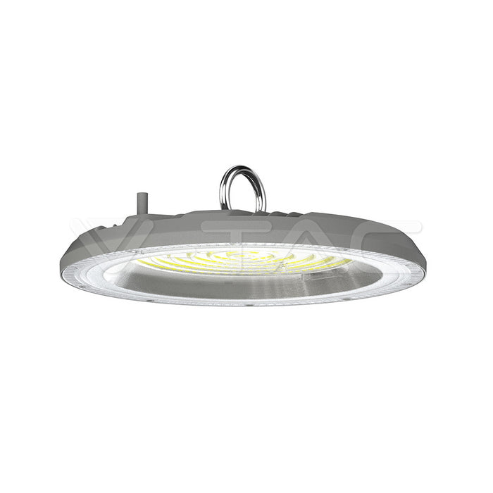 Campana Industriale LED 100W UFO Colore Grigio 90° con Interruttore Levetta CCT 3in1 3000K-6500K IP65