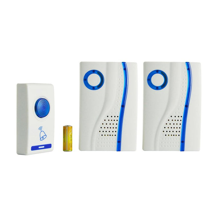 Campanello Senza Fili Doppio Alimentazione Con Pile Distanza 50 Metri 36 Melodie IP20