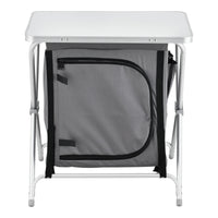 Credenza Mobile da Campeggio Tullinge Pieghevole con Borsa di Trasporto (AxLxP) 64x60x45 cm [en.casa]